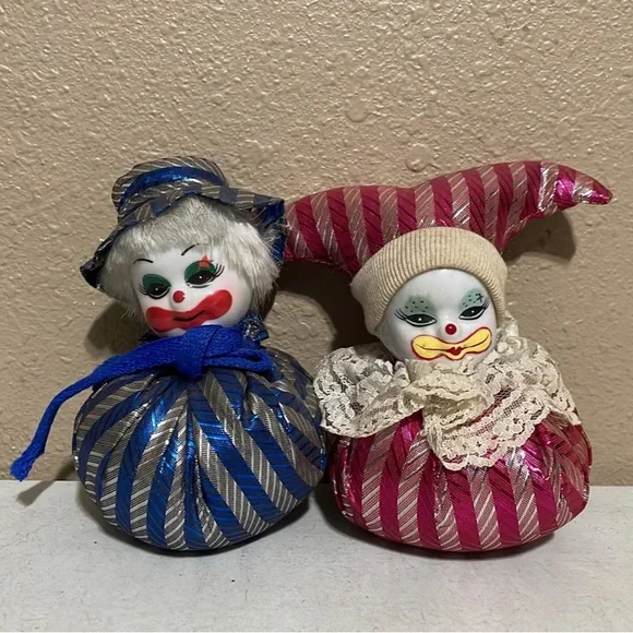 Clown doll heads sales